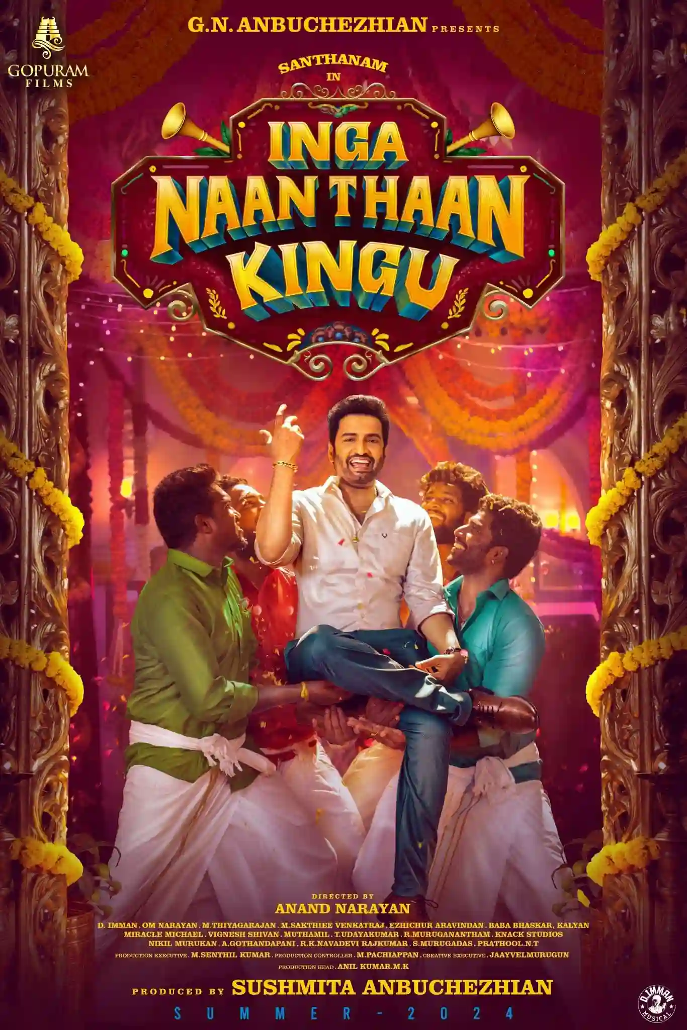 Vegamovies Inga Naan Thaan Kingu (2024) South Hindi Dubbed Movie Free Download